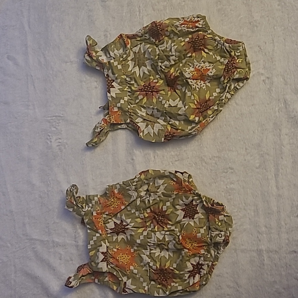 One peice onsie for twins